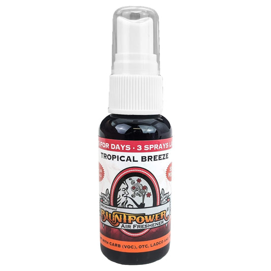 Blunt Power Spray 1.5 OZ Tropical Breeze Red Scent